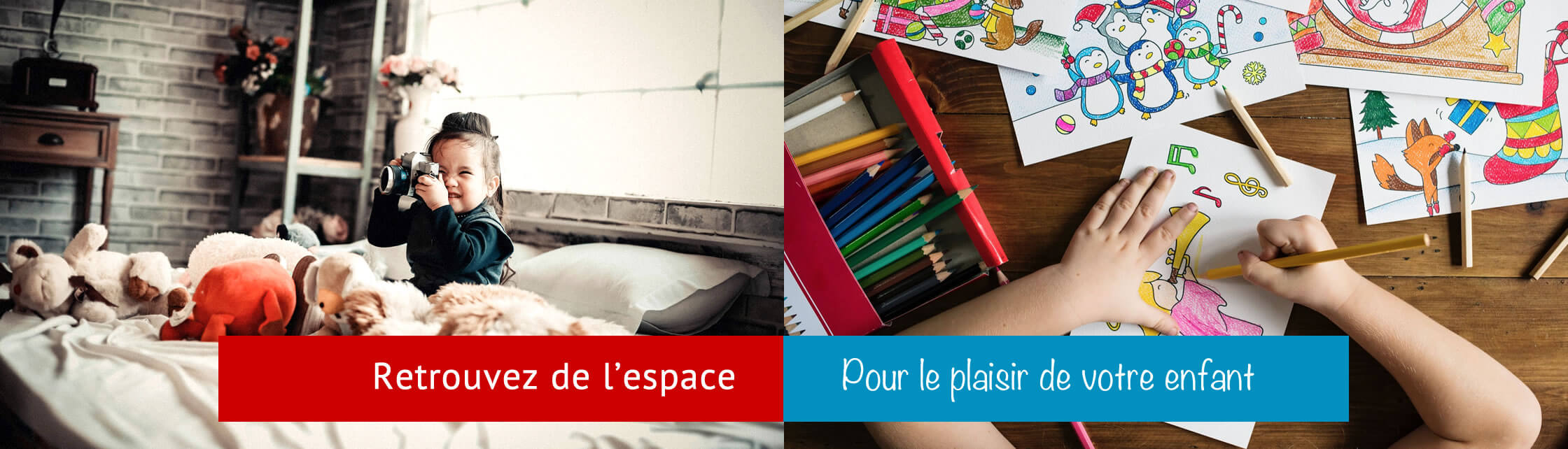 Transformez n’importe quelle chambre en salle de jeux ! Retrouvez de l’espace pour le plaisir de votre enfant