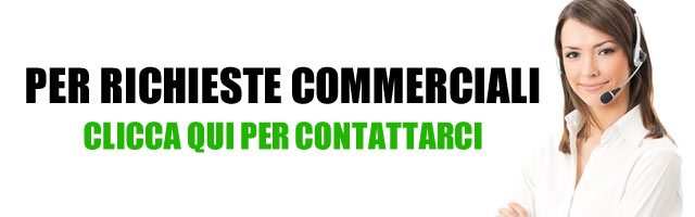 Contattaci Per richieste commerciali, clicca qui per contattarci