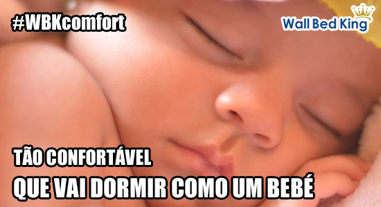 #WBKcomfort Tão confortável que vai dormir como um bebé