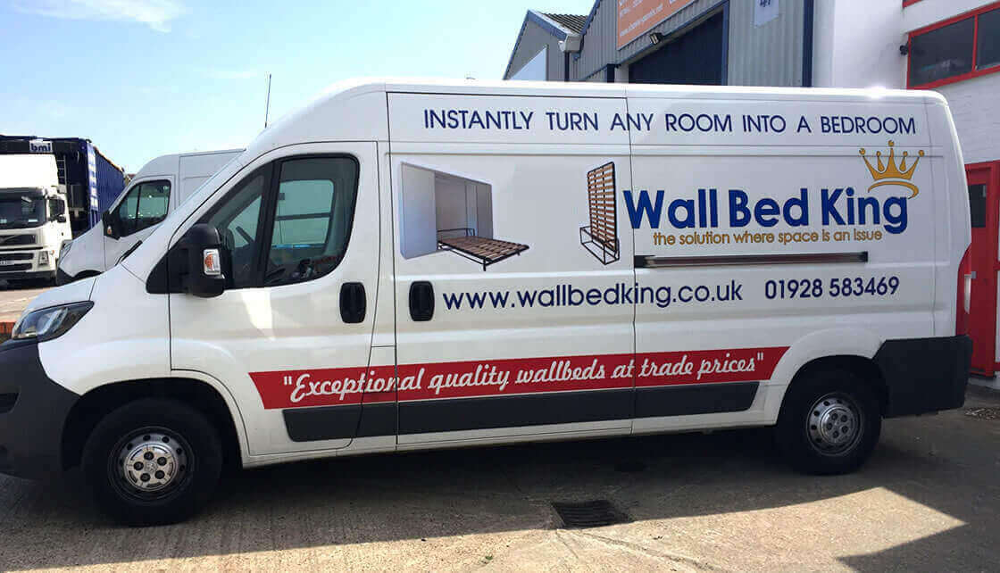 Wall Bed King furgone