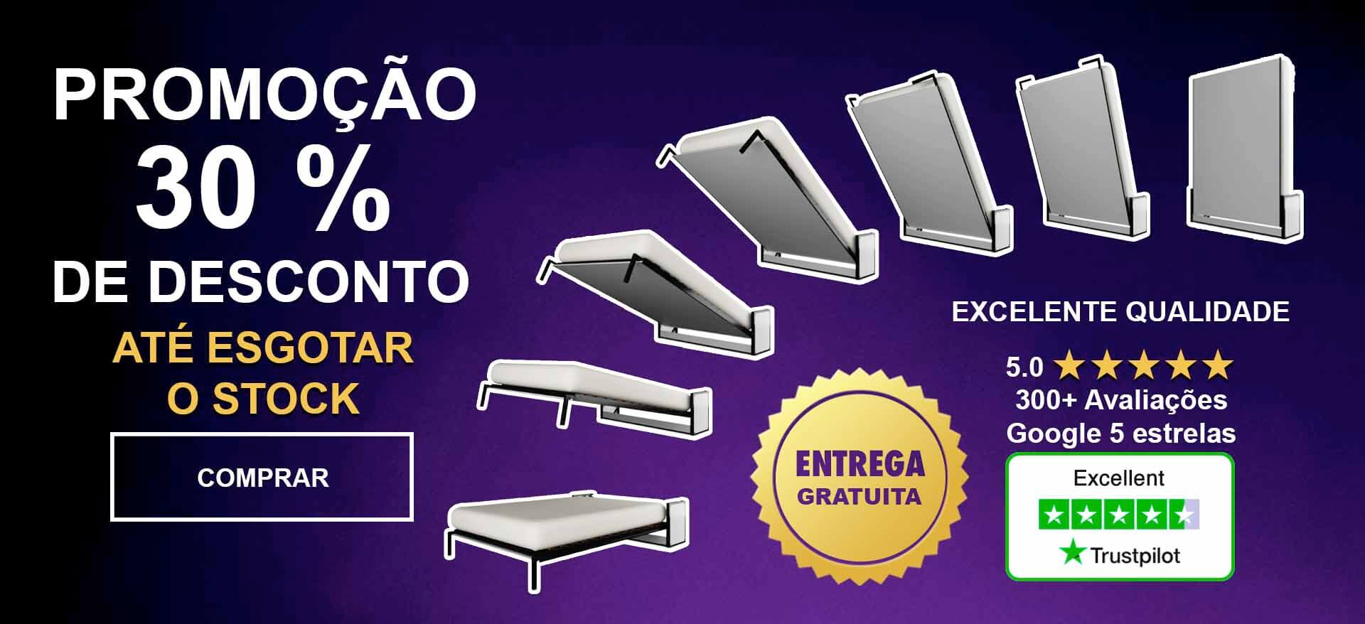 Wall Bed King: garantia vitalícia, entrega gratuita, ótimas críticas